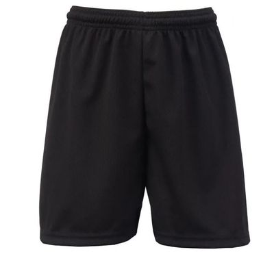 Black Sports PE Shorts