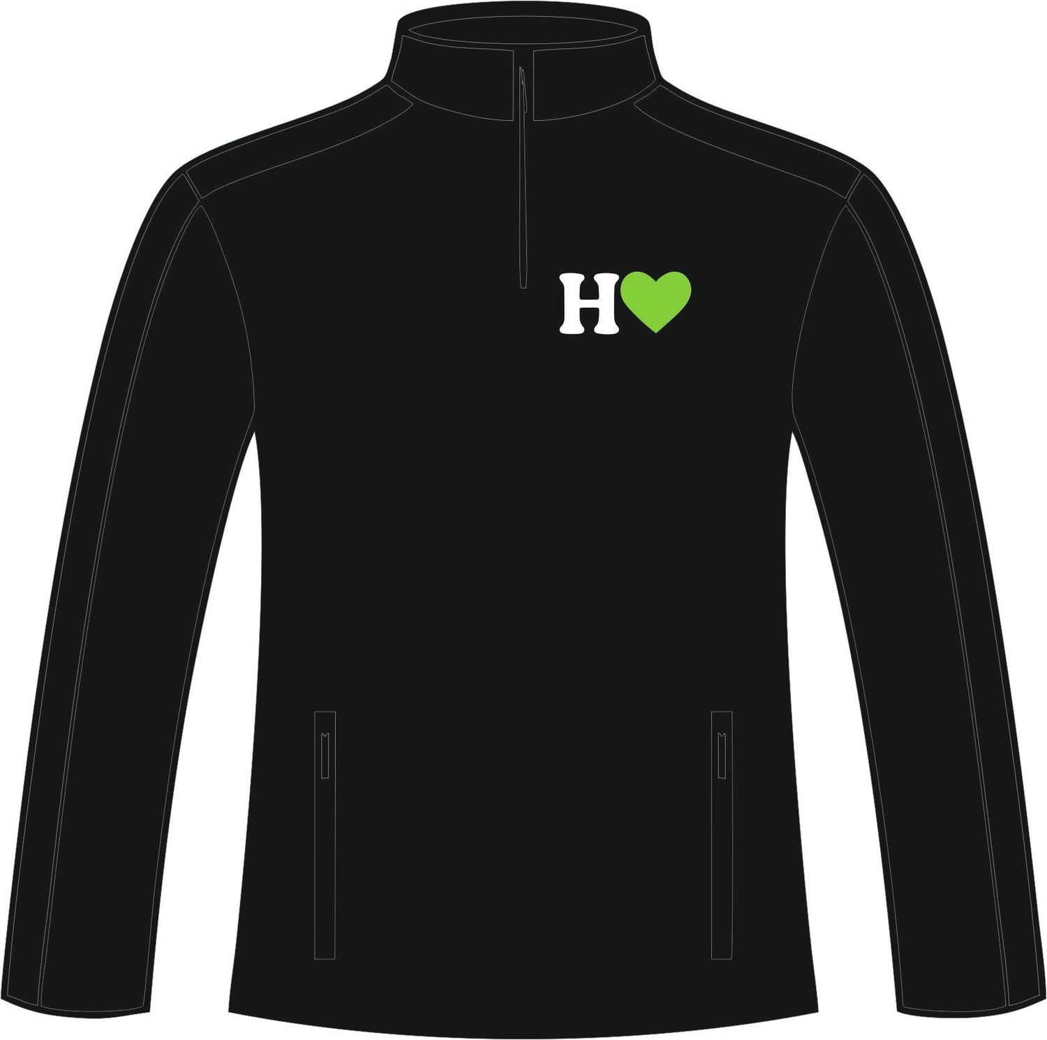 Heartzone Quarter Zip Performance Top