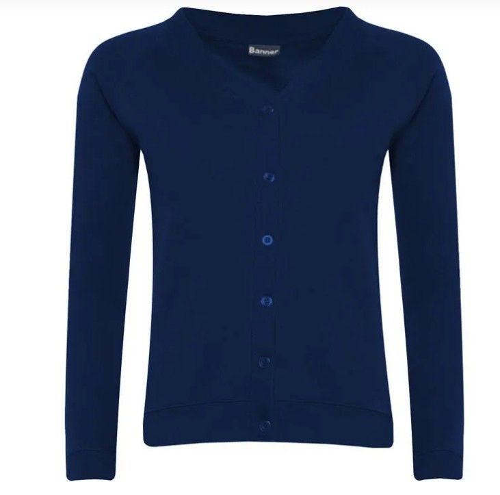 Plain Navy Cardigan