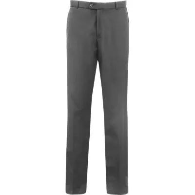 Tailored Taper Fit Trousers in Grey  Waist