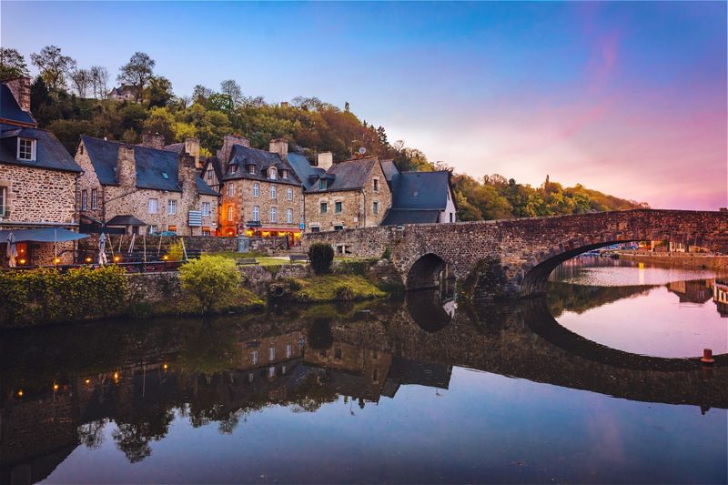 Ville de Dinan en Bretagne