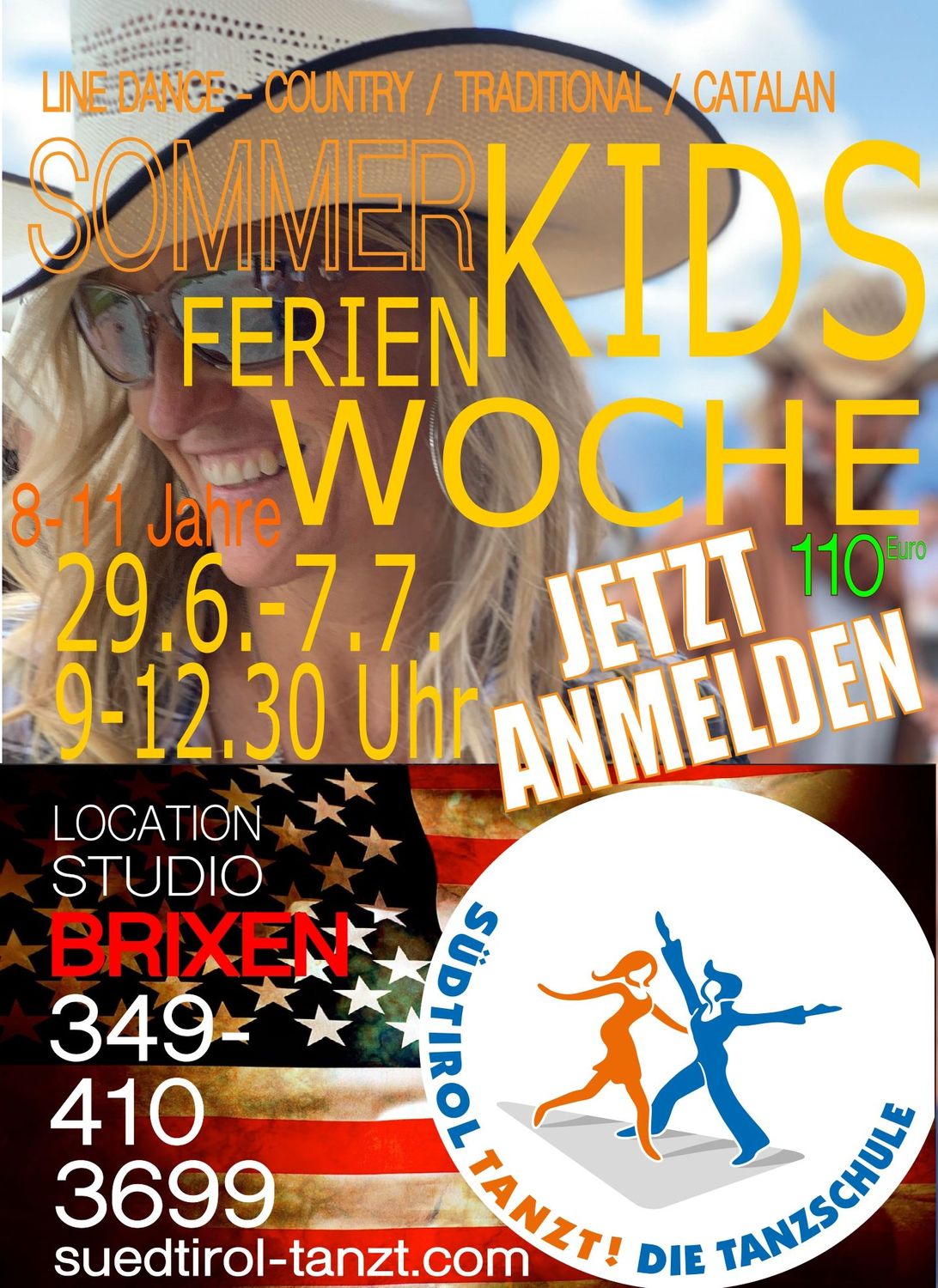 COUNTRY LINE DANCE KIDS 8-11 Jahre Brixen 29/06/26