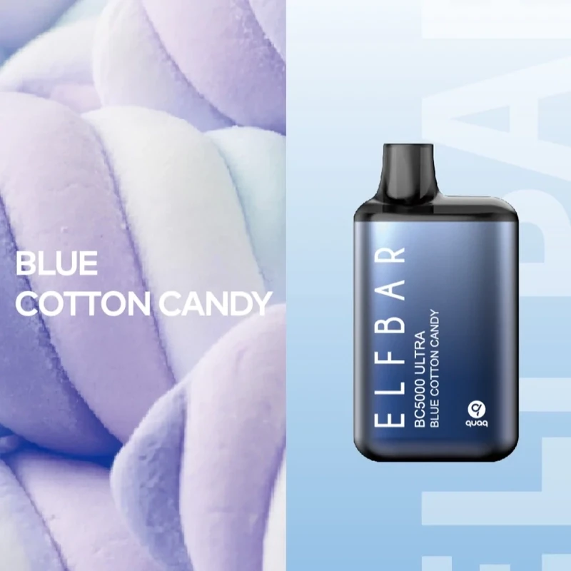 Blue cotton candy