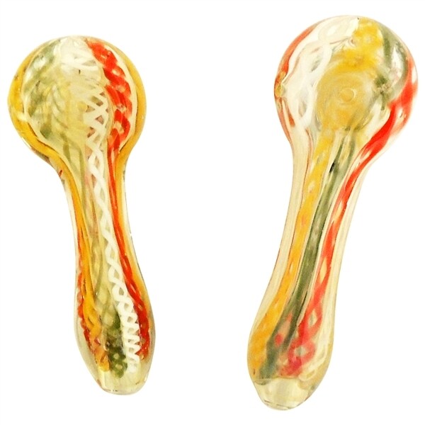 HP-2261 4" Rasta Swirl Hand Pipe