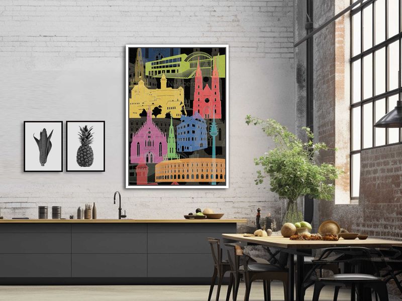 Leinwanddruck Nürnberg I