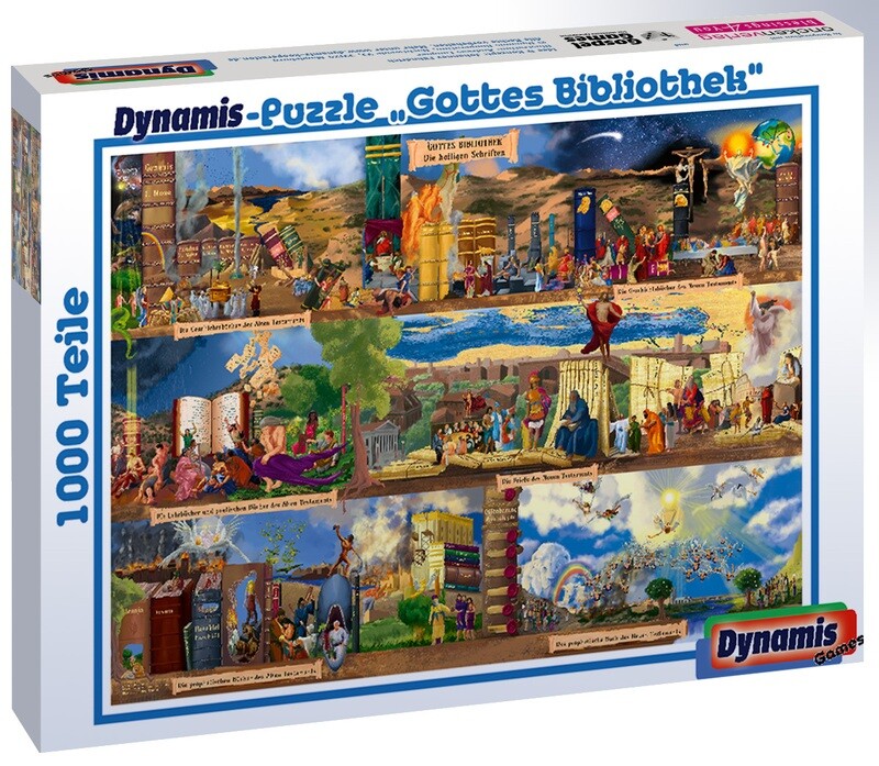 Puzzle "Gottes Bibliothek"