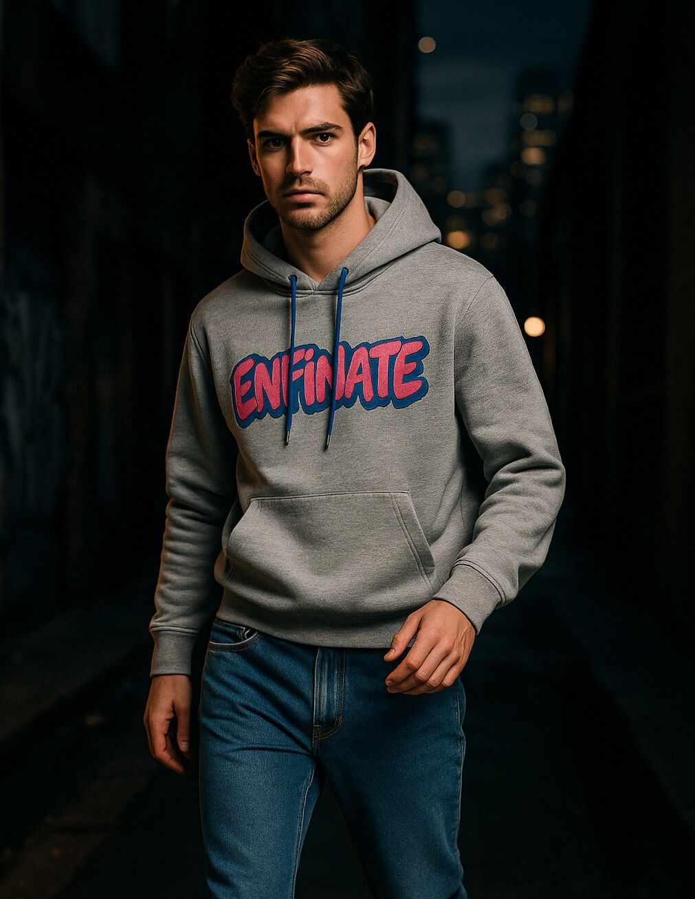 Enfinate Graffiti Style Hoodie