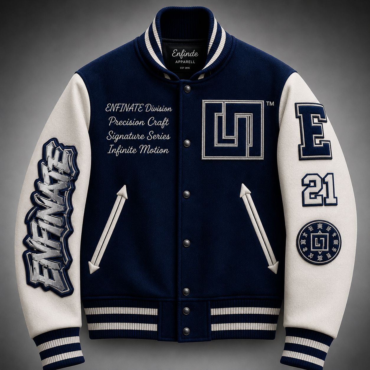 ENFINATE "LIMITLESS" Varsity Jacket