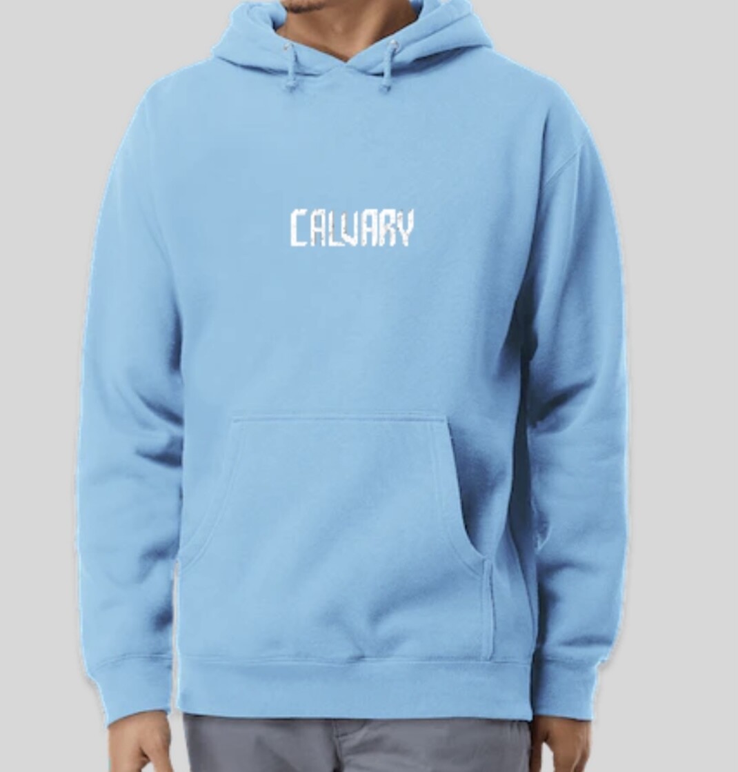 Calvary Hoodie - Carolina Blue
