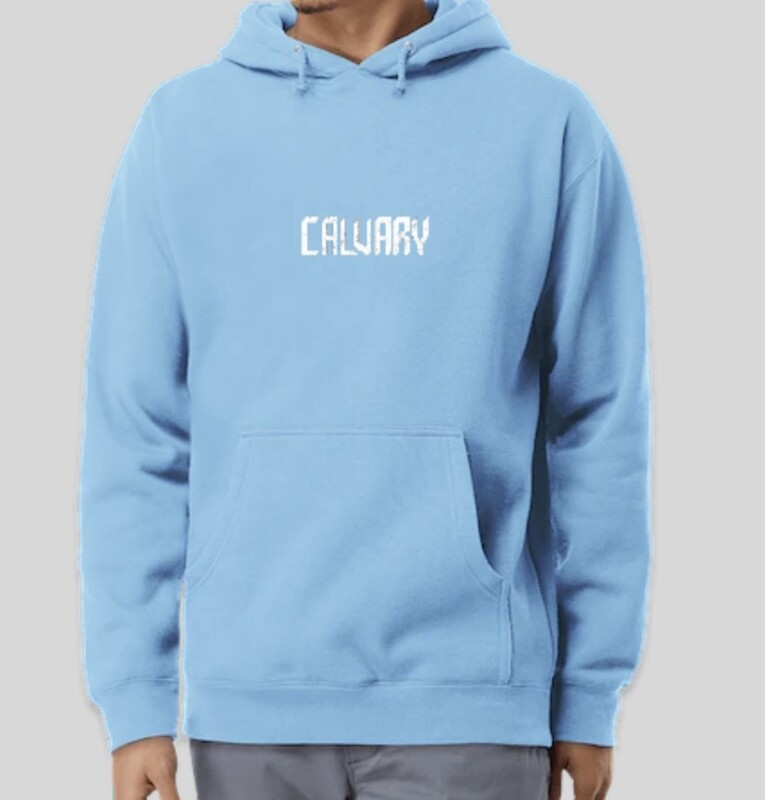 Calvary Hoodie - Carolina Blue