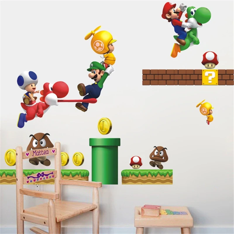 Mario Wall Stickers