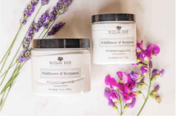 Wildflower & Bergamot Whipped Sugar Scrub Wildflower & Bergamot Whipped Sugar Scrub