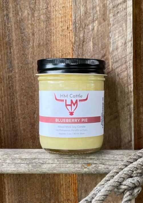 Blueberry - Wood Wick Soy Candle