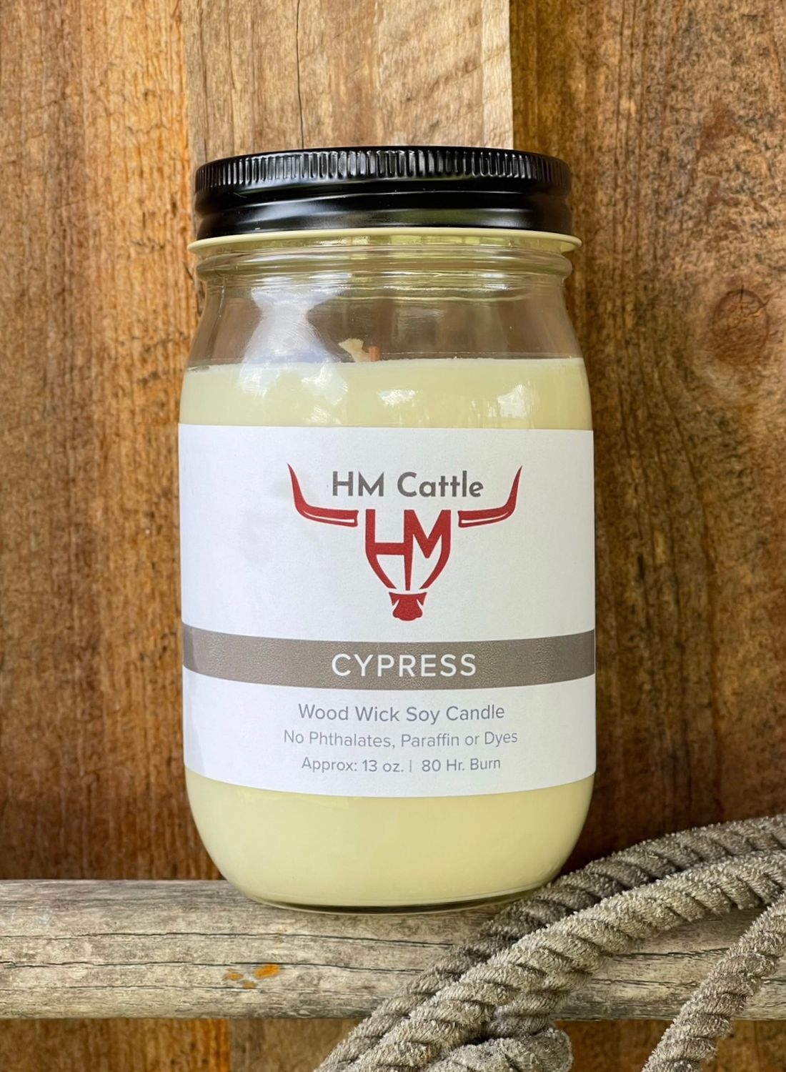 Cypress - Wood Wick Soy Candle