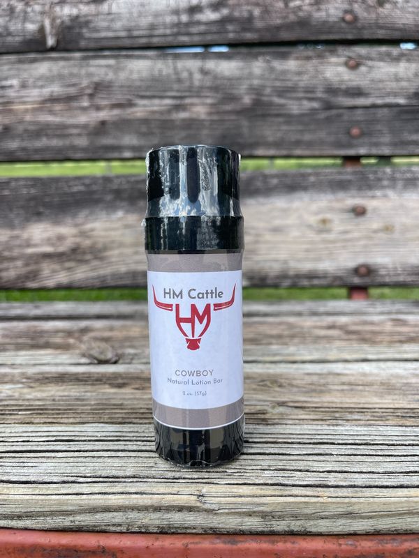 Cowboy- Natural Lotion Bar