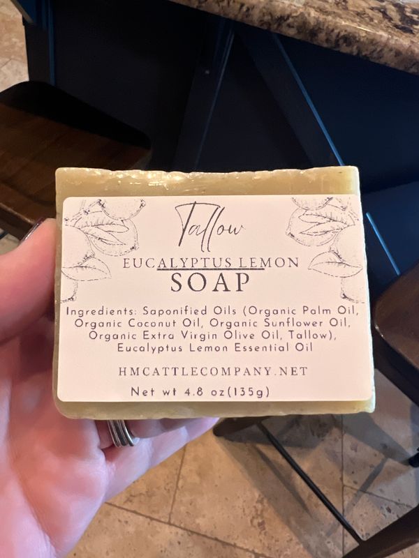 Eucalyptus Lemon Tallow Soap Eucalyptus Lemon Tallow Soap