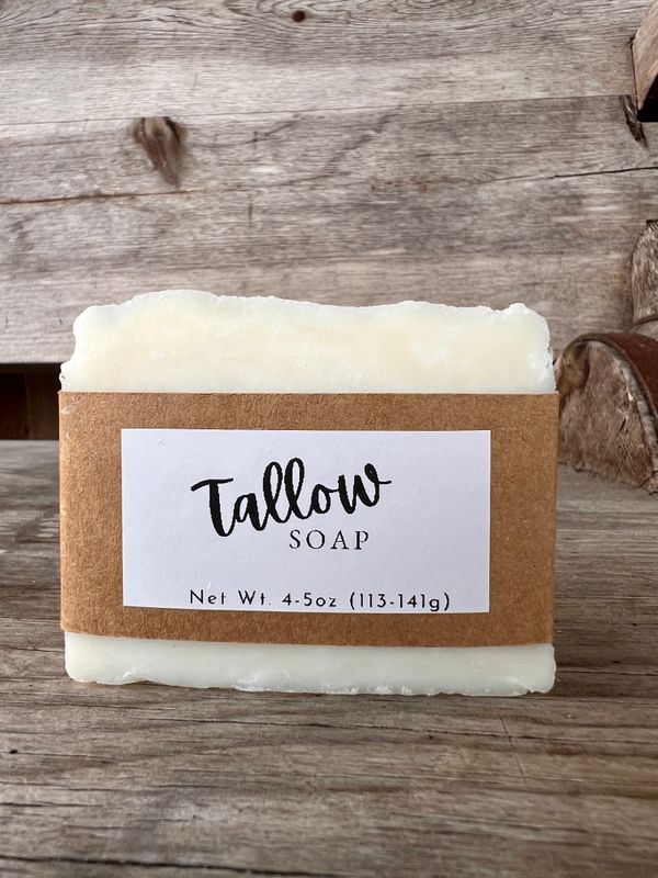 Pure Tallow Soap - unscented Pure Tallow Soap - unscented