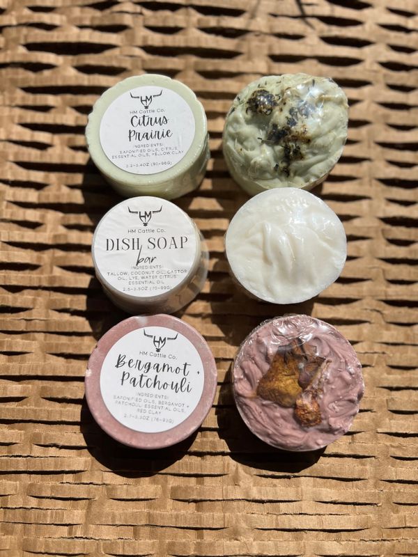 Bar Soap Starter Assortment | Circular soaps Bar Soap Starter Assortment | Circular soaps