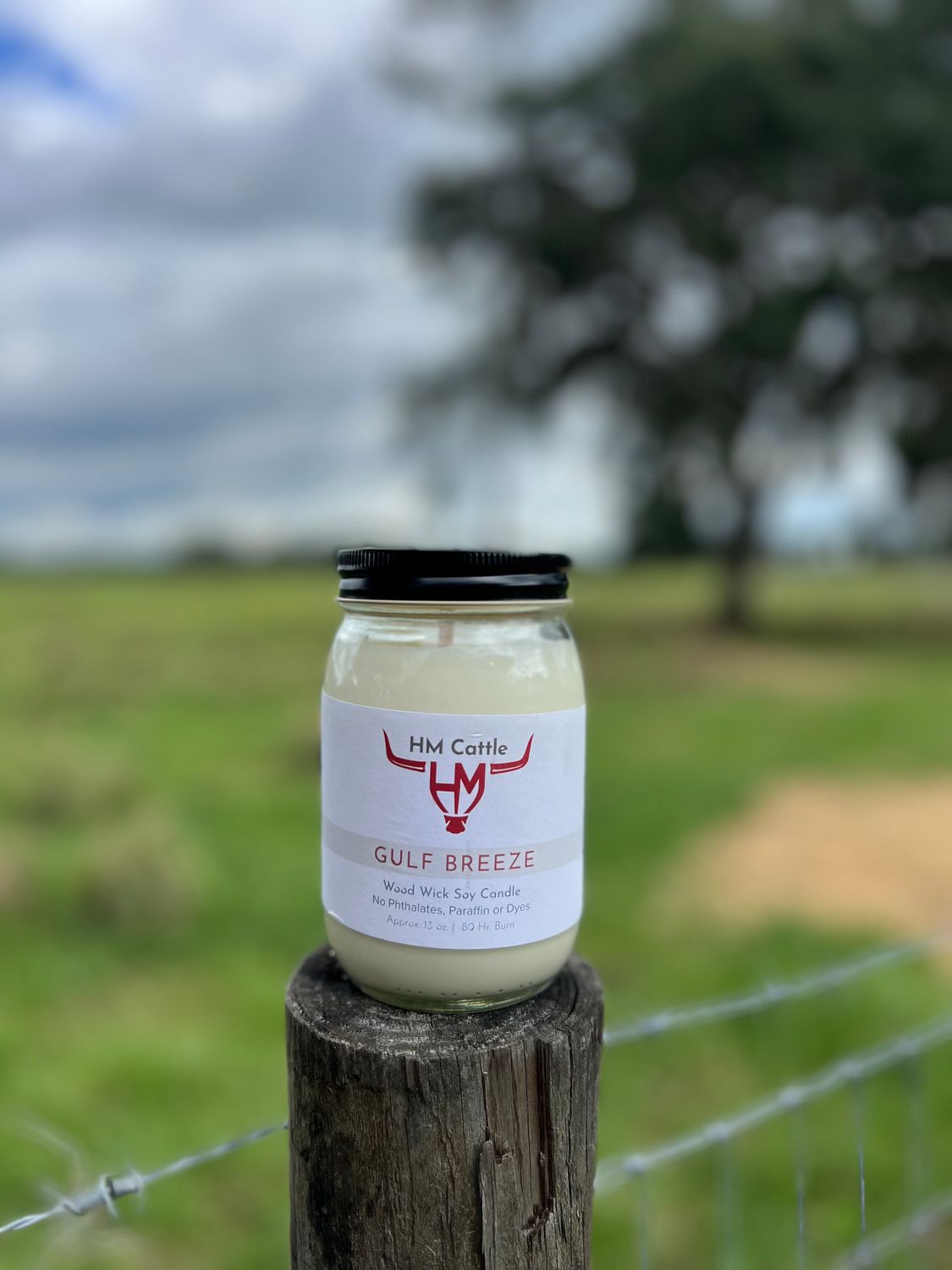 Gulf Breeze - Wood Wick Soy Candle 13 oz. Gulf Breeze - Wood Wick Soy Candle 13 oz.