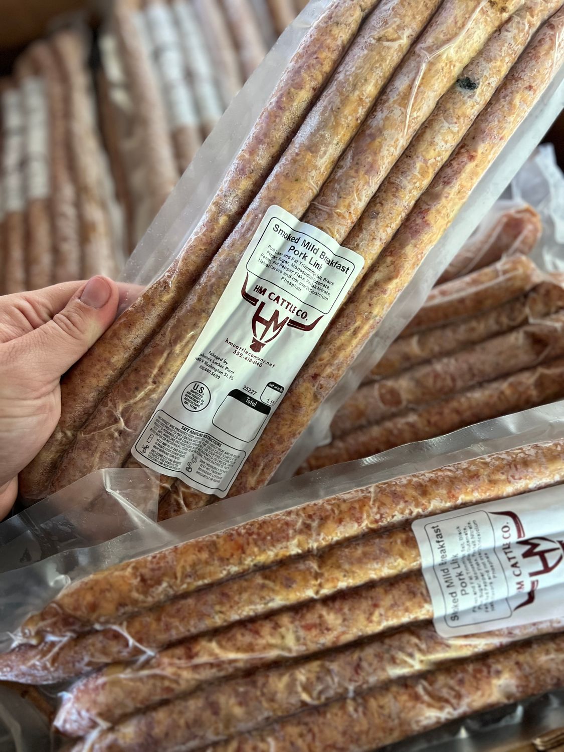 Mild Smoked Breakfast Small Link Sausage - Pork