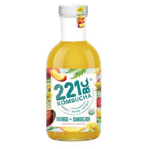 Kombucha Mango Dandelion 16 oz