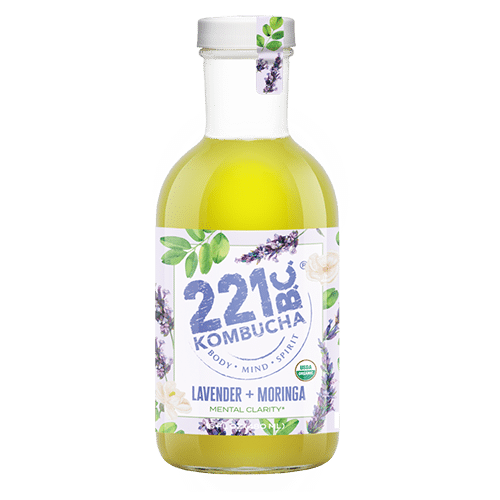 Kombucha Moringa Lavender 16 oz
