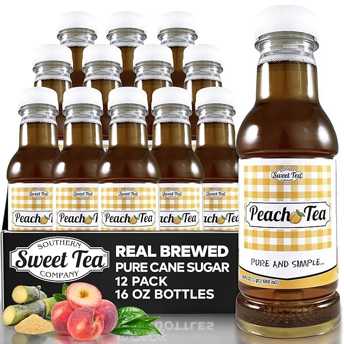 Southern Sweet Tea- Peach Tea 16 oz