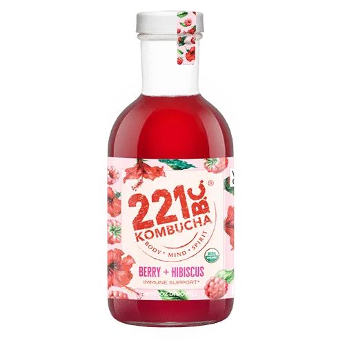 Kombucha Berry Hibiscus 16oz Kombucha Berry Hibiscus 16oz