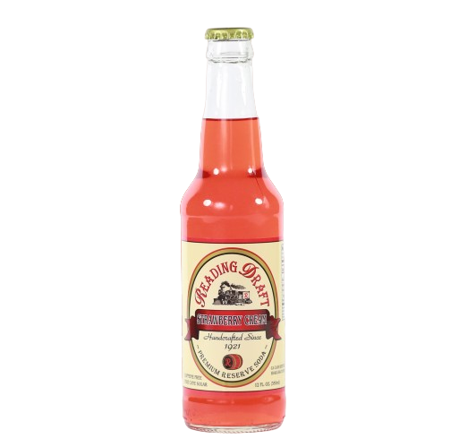 Strawberry Soda Reading Soda 12 oz