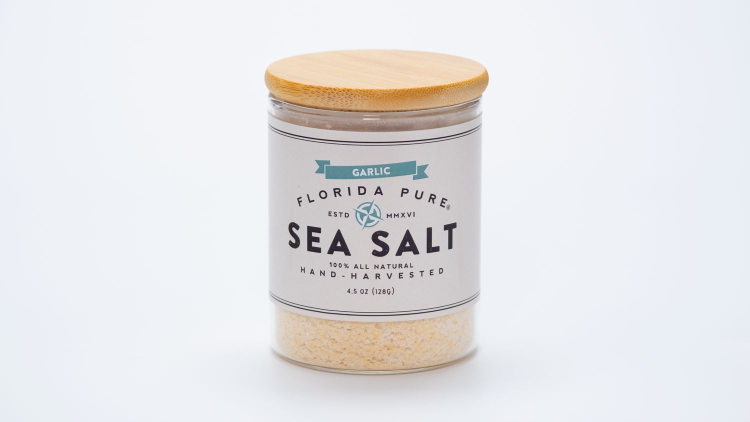 Florida Pure Sea Salt Garlic 4.5oz Florida Pure Sea Salt Garlic 4.5oz