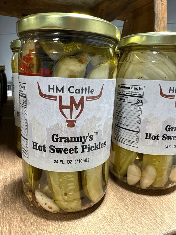 Granny's Hot sweet pickles Granny's Hot sweet pickles