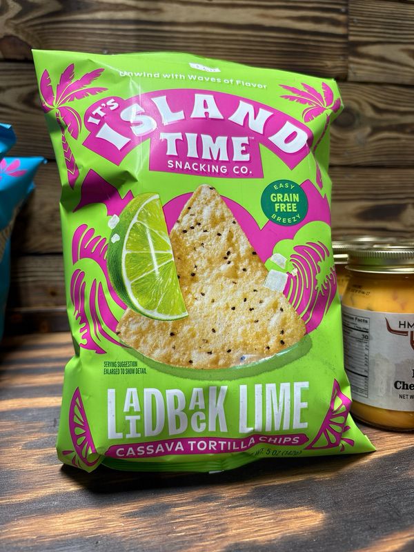 Island Time Lime Chips 5oz Island Time Lime Chips 5oz