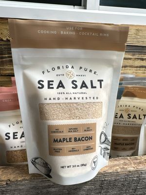 Florida Pure Sea Salt Maple Bacon 3 oz Pouch Florida Pure Sea Salt Maple Bacon 3 oz Pouch