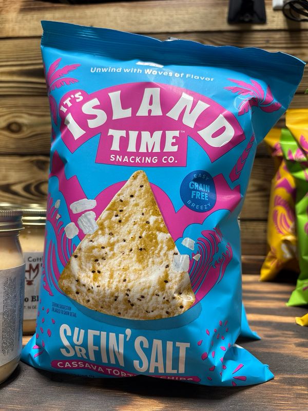 Island Time Sea Salt Chips 5oz Island Time Sea Salt Chips 5oz