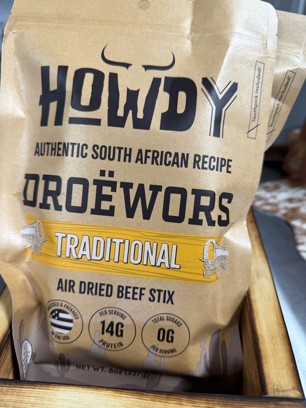 Howdy Jerky - Traditional Beef sticks 8oz Howdy Jerky - Traditional Beef sticks 8oz