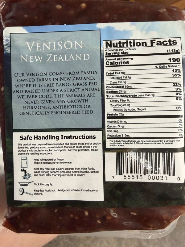 Ground Venison