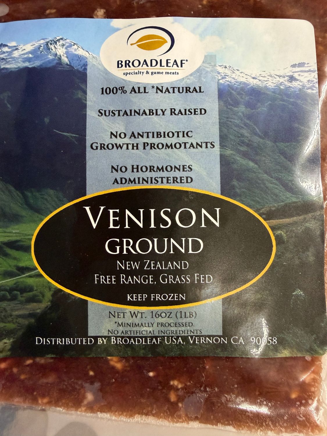 Ground Venison Ground Venison