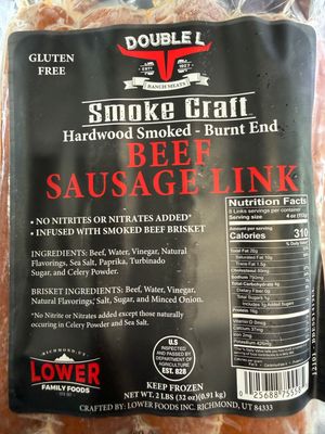 Beef Sausage Brisket Burnt end - Regular 32 oz