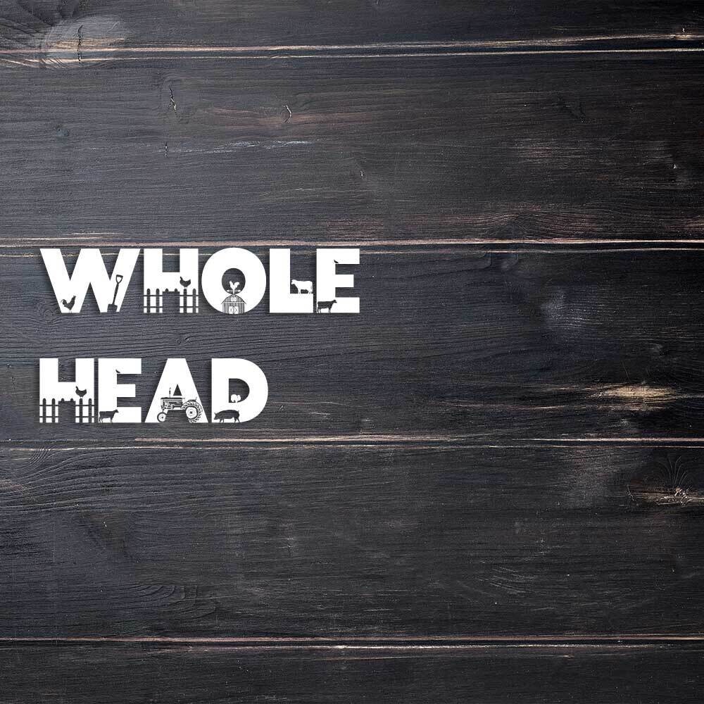 Cabeza (actual cow head)