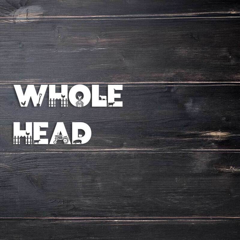 Cabeza (actual cow head)