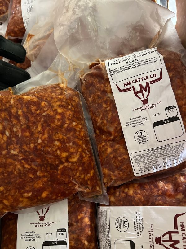 Fresh Chorizo Ground Pork Sausage
