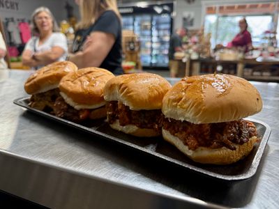 Brisket Sandwiches & Pork Sandwiches