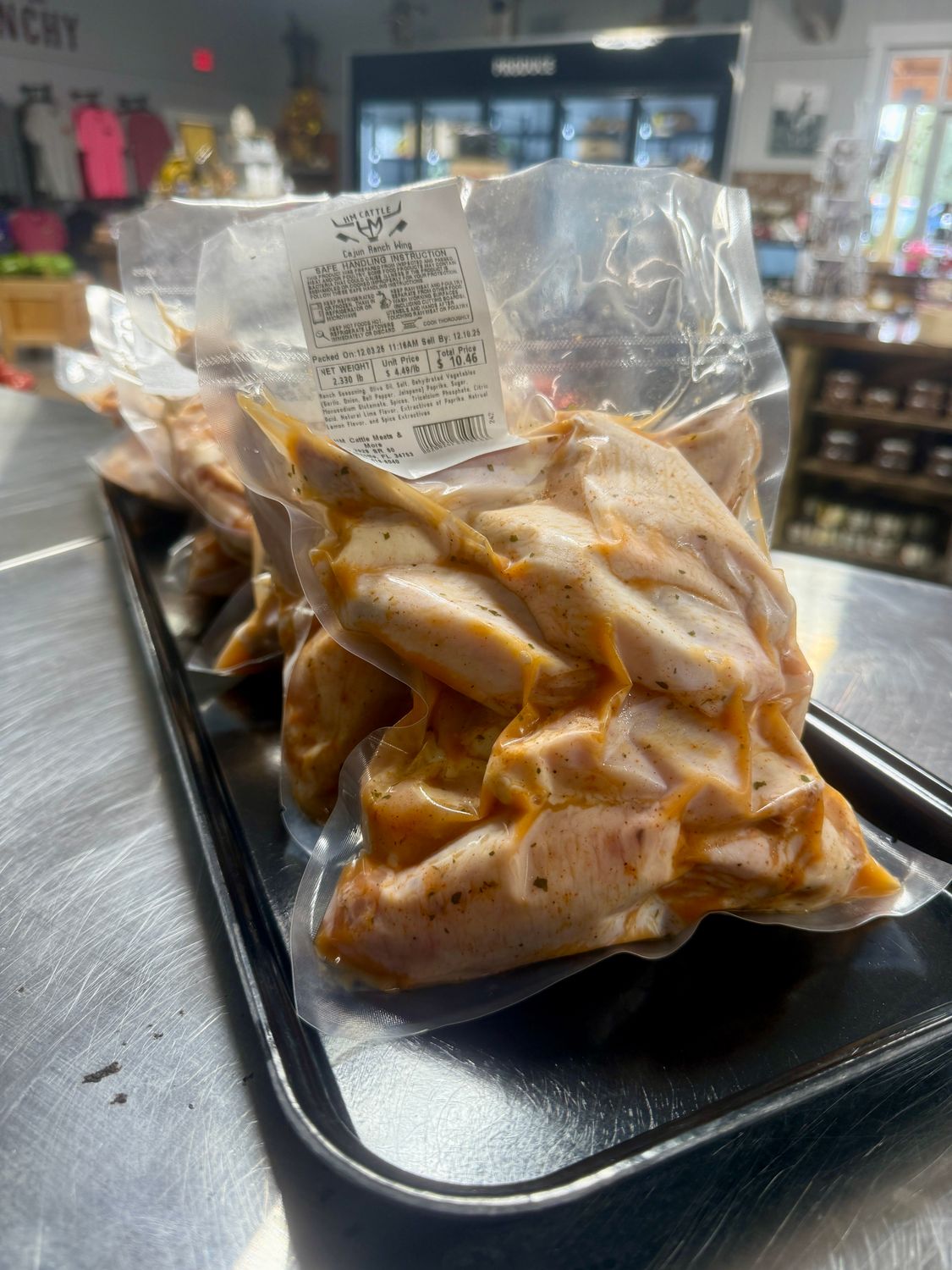 Chicken Wings - both marinated and plain