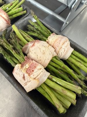 Bacon Wrapped Asparagus Bacon Wrapped Asparagus