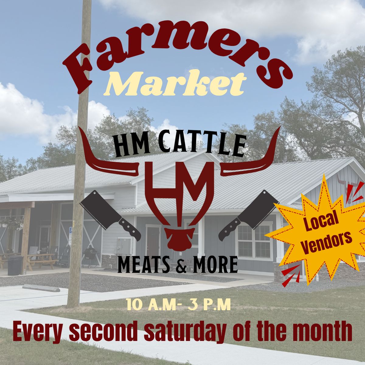 Farmer's Market - 2nd Saturday of every month - Vendor