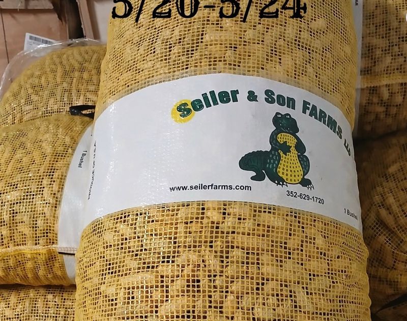 Florida Valencia Green Peanuts, bushel