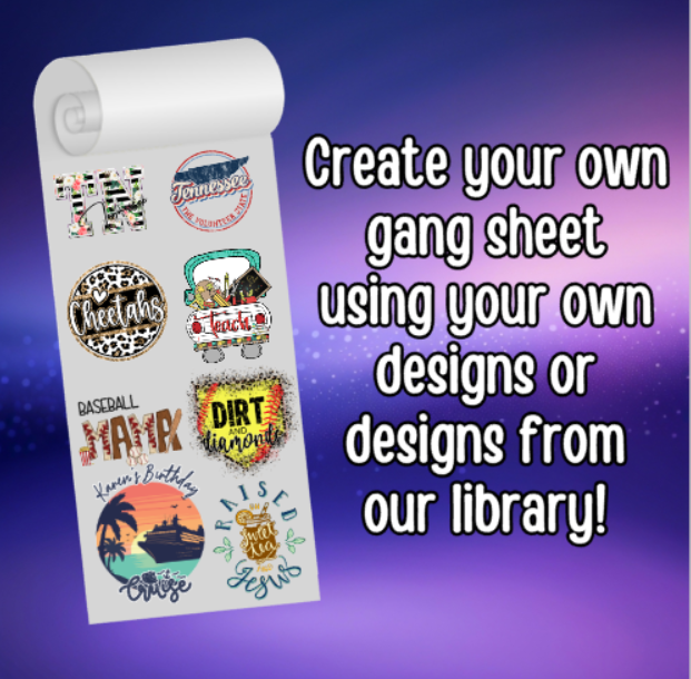 DTF Gang Sheets