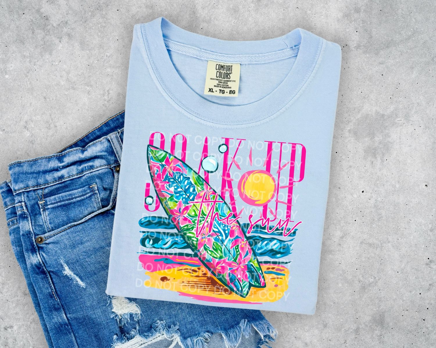 Soak up the sun Stabby DTF Transfer