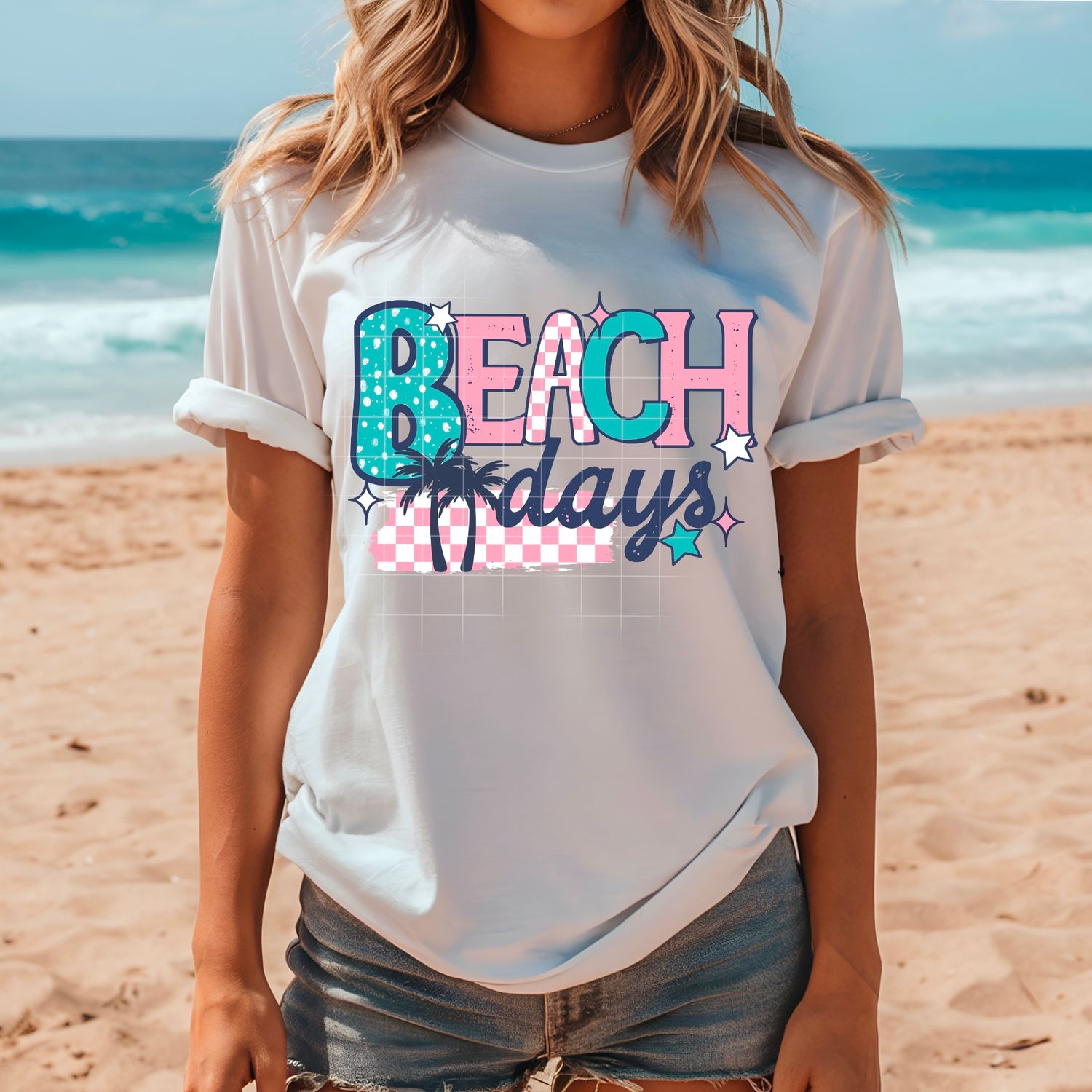 Beach days DTF Transfer
