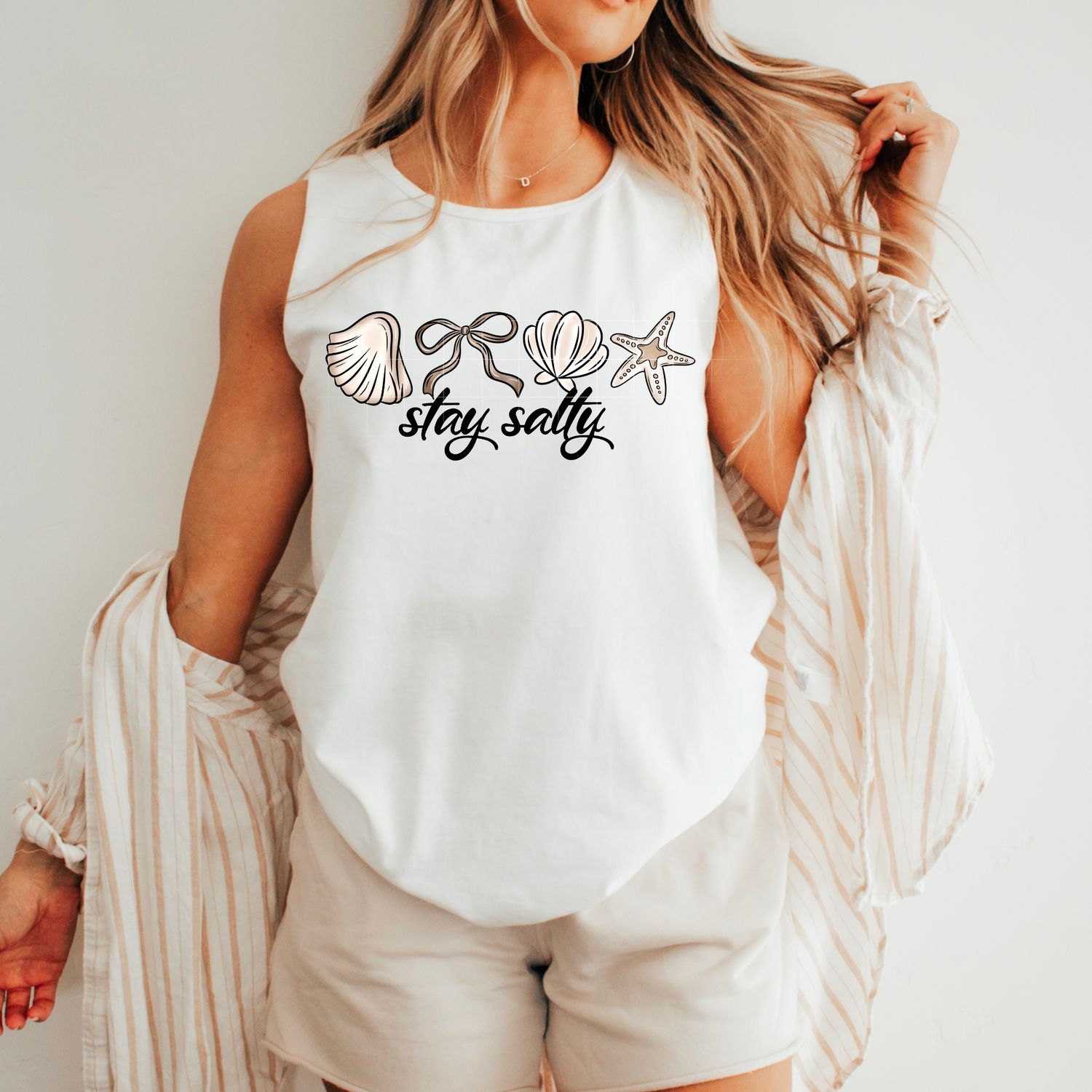 Stay salty summer beach DTF Transfer